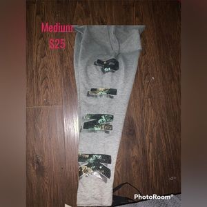 PINK Bling camo joggers